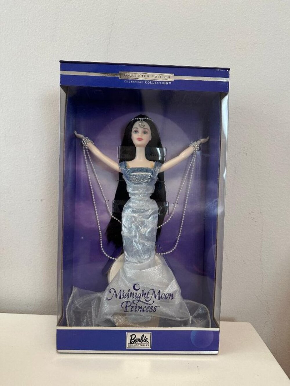 Midnight Moon Princess Barbie w Moon Goddess Tiara NIB Barbie Celestial Series